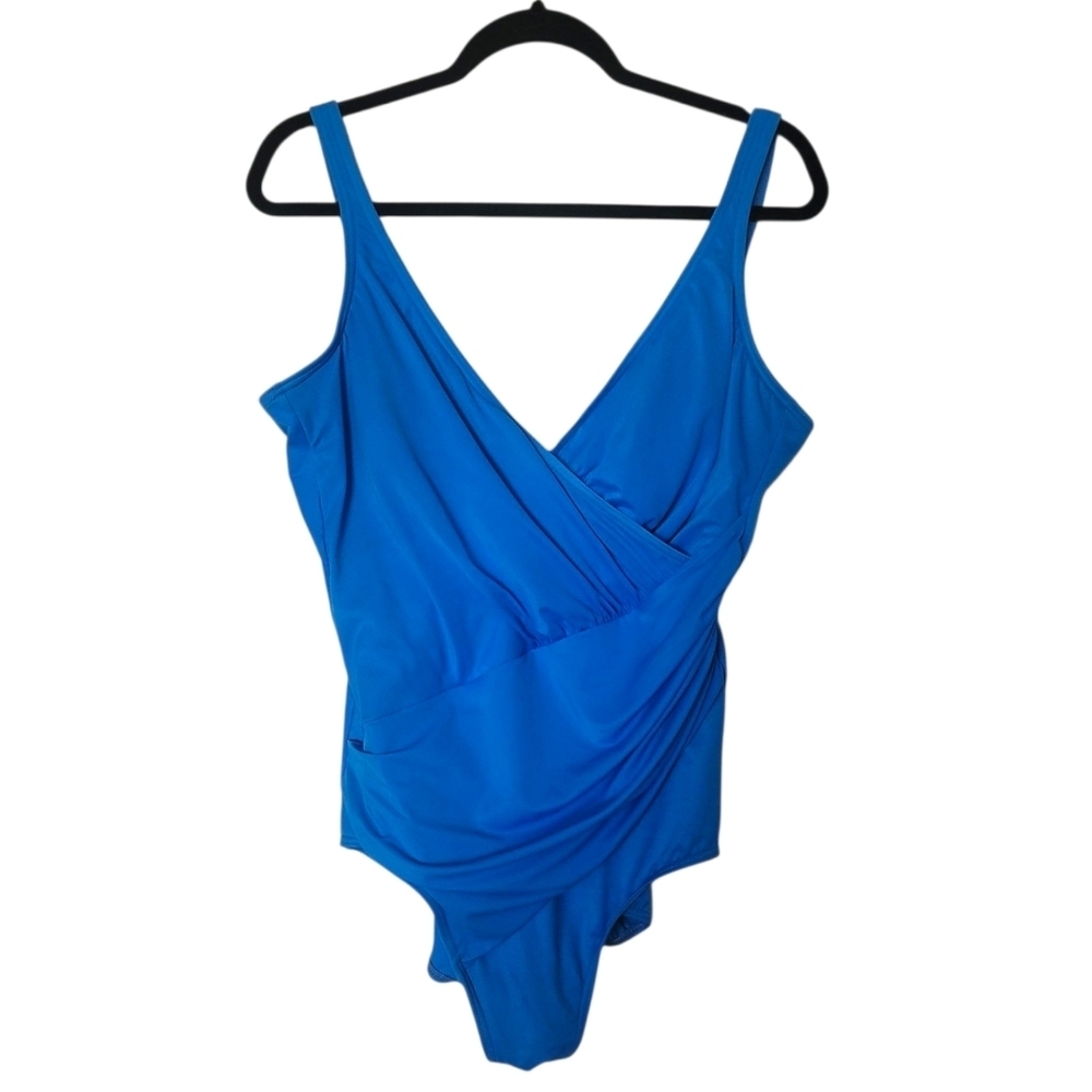 Miraclesuit Oceanus Onepiece Swimsuit, 18, Copen Blue, Summer, Beach - Picture 4 of 9